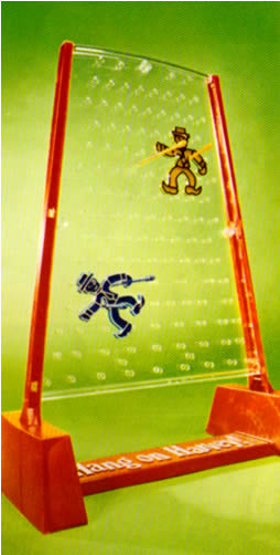 Hange on Harvey game grid