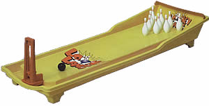 Looney Lanes Pendulum Bowling board