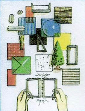 Skyview of urban plan